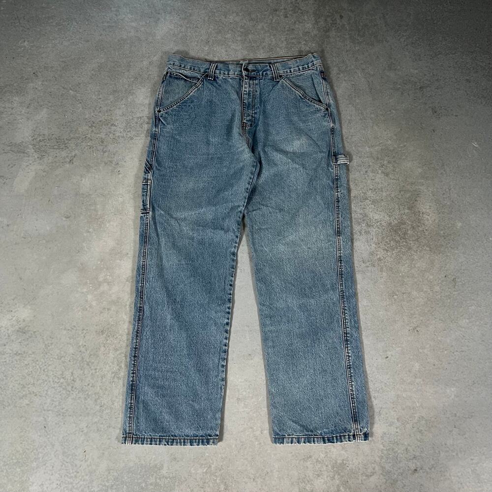 Relaxed Straight Smith's Workwear Carpenter Mens's Denim Jeans Size: 38x34